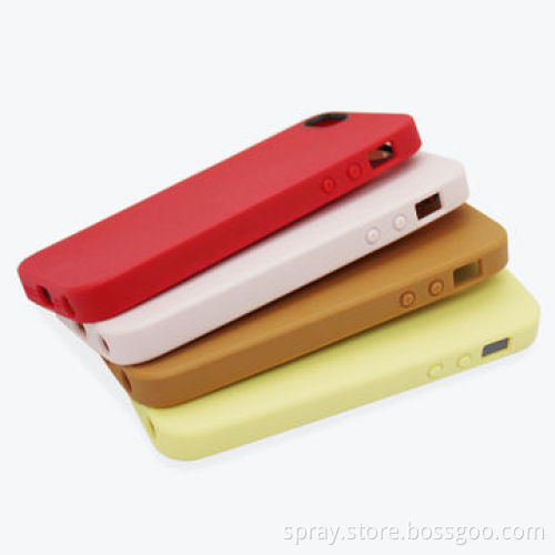 Jelly Series Soft TPU with Microfiber Back Cover Snap on Case for iPhone 5